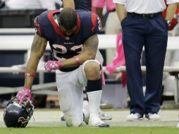 Arian Foster refleja lon que pasa actualmente con los Texanos, que han perdido cuatro en fila. AP /