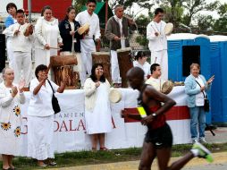 Fueron 21 los puntos de animación a lo largo de la ruta del Maratón Internacional de Guadalajara.  /