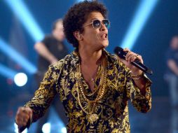 Bruno Mars se encuentra promoviendo su nuevo disco. ARCHIVO /