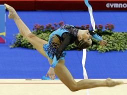 Cynthia es una de las mejores gimnastas a nivel nacional. ARCHIVO /