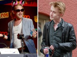 Macaulay Culkin lució bastante repuesto en comparación con sus anteriores apariciones públicas (d). ESPECIAL /