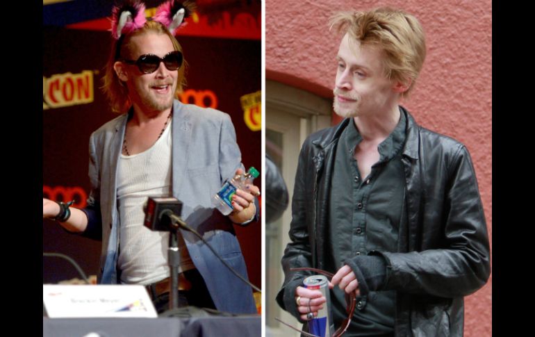 Macaulay Culkin lució bastante repuesto en comparación con sus anteriores apariciones públicas (d). ESPECIAL /