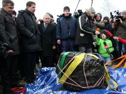 El meteorito estalló el 15 de febrero pasado sobre la región rusa de Cheliabinsk. AP /