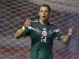 Hernández tuvo una clara falla que pudo haber sido el gol del empate ante Costa Rica. MEXSPORT /