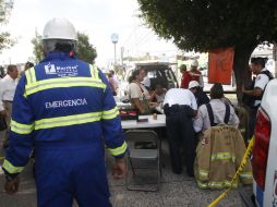 La fuga del día de ayer en Cruz del Sur fue por un ducto dañado de la empresa. ARCHIVO /