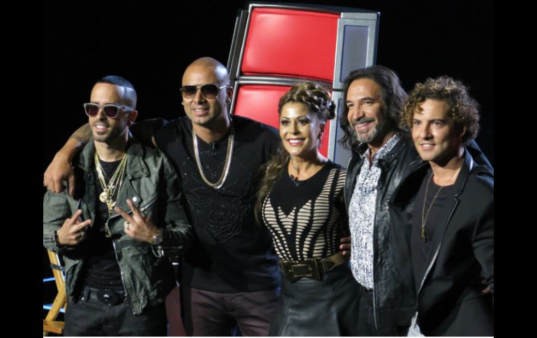 Los tapatíos cautivaron a los cuatro coaches: Alejandra Guzmán, Marco Antonio Solís, Wisin y Yandel y David Bisbal. ARCHIVO /