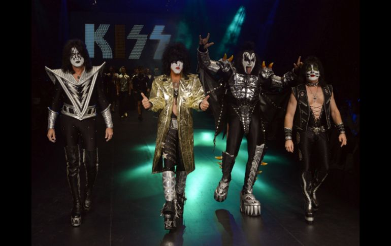 Imagen de los miembros de la banda Kiss. EFE /