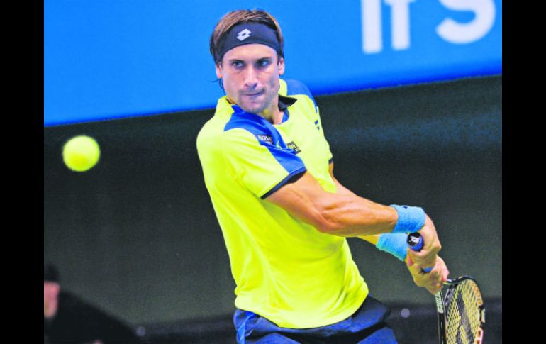 Arrancó lento. David Ferrer perdió el primer parcial 4-6 y después reaccionó para ganar 6-3 y-6-1. AFP /