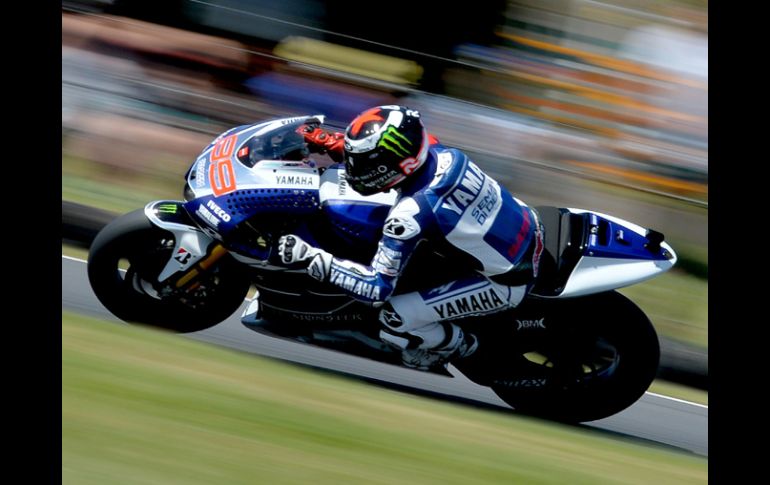 Esta es la 28ª pole de la carrera de Lorenzo en MotoGP y la tercera de la  temporada. AFP /