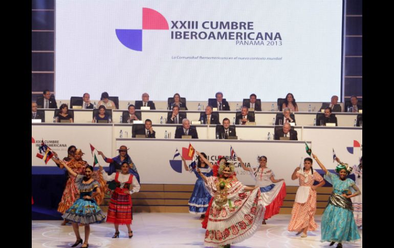 El Presidente de México, Enrique Peña Nieto asistió a la 23 cumbre Iberoamericana. NTX /