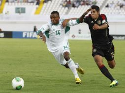 Terrible comienzo tuvo el cuadro mexicano, pierde frente a Nigeria, en el inicio del Mundial Sub-17. MEXSPORT /