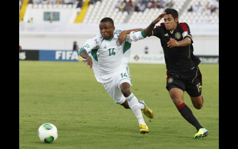 Terrible comienzo tuvo el cuadro mexicano, pierde frente a Nigeria, en el inicio del Mundial Sub-17. MEXSPORT /