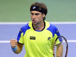 David Ferrer, después de vencer a Gulbis en Estocolmo. AFP /