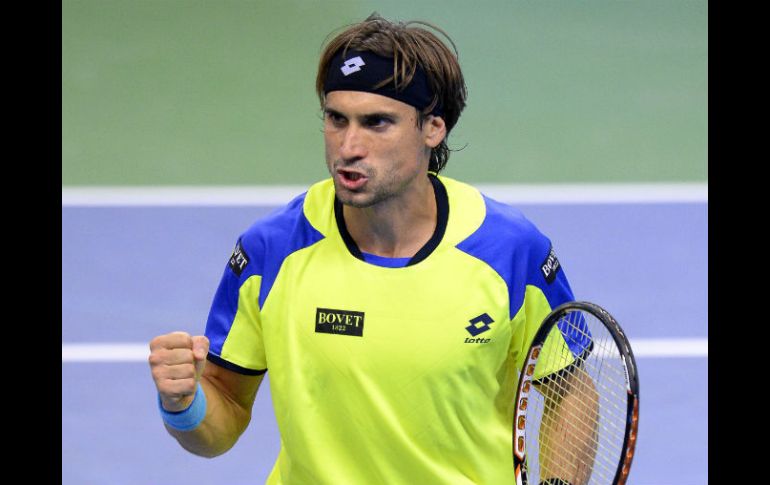 David Ferrer, después de vencer a Gulbis en Estocolmo. AFP /