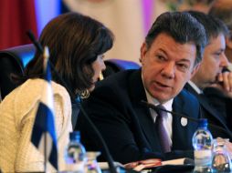 Durante la cumbre fue aprobado un comunicado propuesto por Argentina sobre los diálogos de paz. AFP /