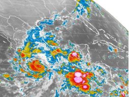 La tormenta tropical Raymond se localiza al sur de las costas de Guerrero. ESPECIAL /