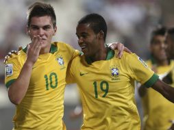 Convincente y aplastante actuación de la selección Sub-17 de Brasil, que acumula 12 goles en dos encuentros. EFE /