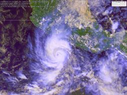 El fenómeno avanza hacia las costas de Guerrero con vientos sostenidos de más de 120 kilómetros por hora. TOMADA DE SITIO OFICIAL  /