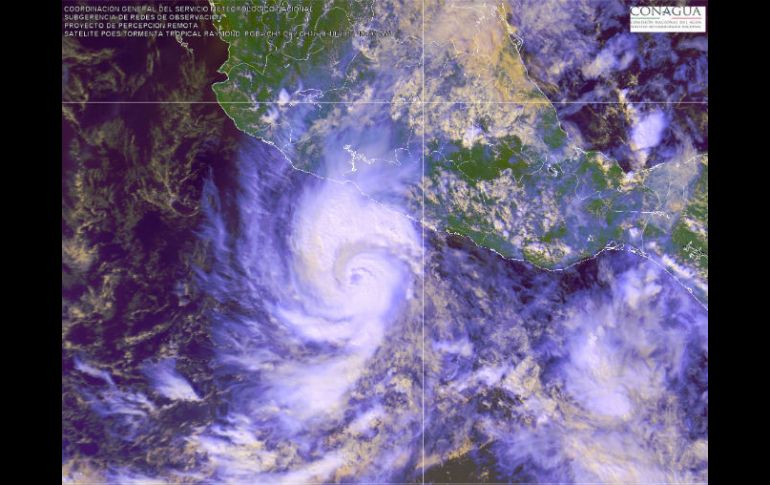 El fenómeno avanza hacia las costas de Guerrero con vientos sostenidos de más de 120 kilómetros por hora. TOMADA DE SITIO OFICIAL  /