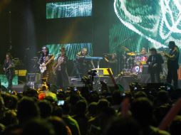 La banda de rock, El Tri celebra 45 años de rockanrolear en la Arena Ciudad de México. NTX /