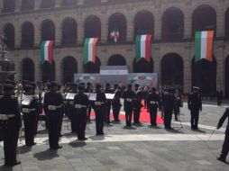 Imagen de la ceremonia de recibimiento al primer mandatario irlandés. ESPECIAL /