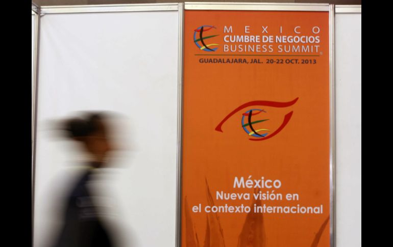 En la Expo Guadalajara se lleva a cabo la edición 11 de la Cumbre de Negocios.  /