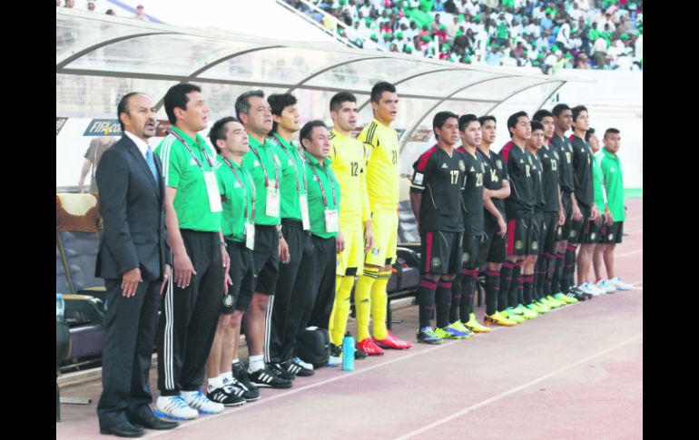 El director técnico del Tricolor Sub-17 cuenta con todos sus efectivos para jugar hoy contra Irak. MEXSPORT /