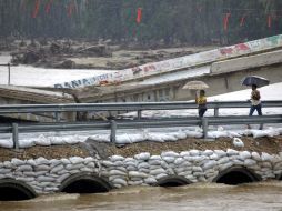 Las lluvias ocasionadas por 'Raymond' han provocado nuevas inundaciones en algunas regiones de la entidad. SUN /