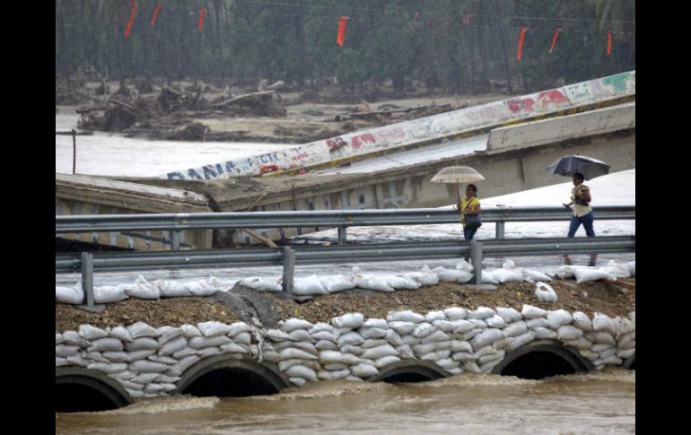 Las lluvias ocasionadas por 'Raymond' han provocado nuevas inundaciones en algunas regiones de la entidad. SUN /