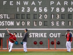 El Fenway Park se encuentra lista para recibir la Serie Mundial a partir de mañana. AFP /