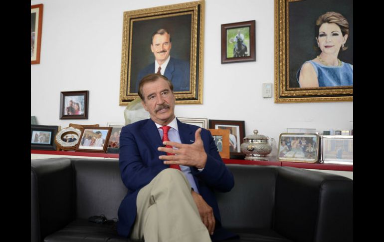 El ex Presidente Vicente Fox afirmó que siempre ha sabido que los espían, desde que fue candidato. ARCHIVO /