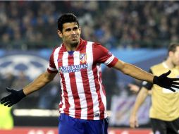 Costa, delantero estrella del Atlético de Madrid, es peleado por dos naciones. EFE /