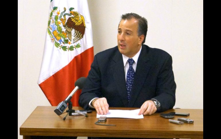 José Antonio Meade recibió instrucciones del Presidente Peña Nieto para reunirse con el embajador de EU y dialogar sobre el espionaje. ARCHIVO /