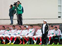 De cara a la serie de repechaje, la Selección mexicana se prepara con Miguel Herrera en el Centro de Alto Rendimiento. MEXSPORT /