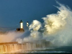 Météo France consideró poco habitual la intensidad del meteoro, bautizado como ''Christian'' en tierras Galas. AFP /