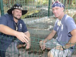 Paul Bedard y Jimmy Riffle grabarán durante 16 días en el puerto sinaloense. ESPECIAL /