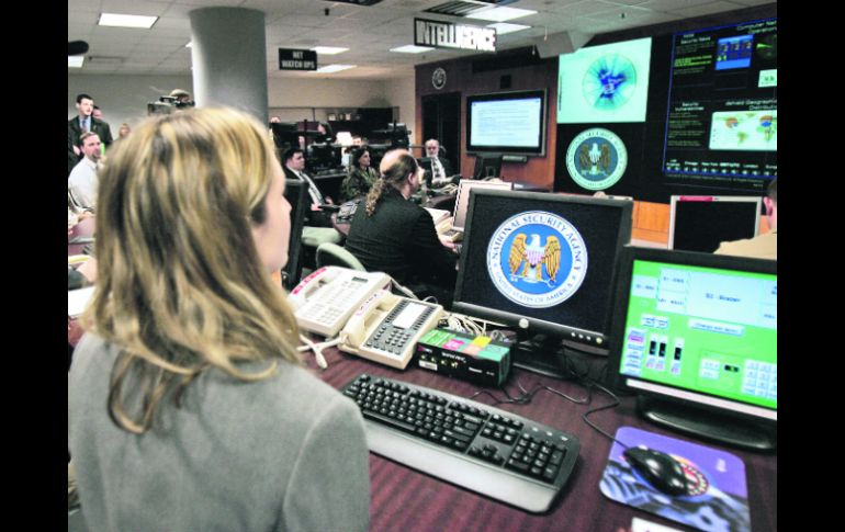 Centro de Operaciones de Amenazas de la Agencia Nacional de Seguridad, en Maryland. AFP /