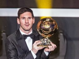 El argentino Lionel Messi, fue elegido por cuarto año consecutivo este 2012, el mejor jugador del mundo. ARCHIVO /