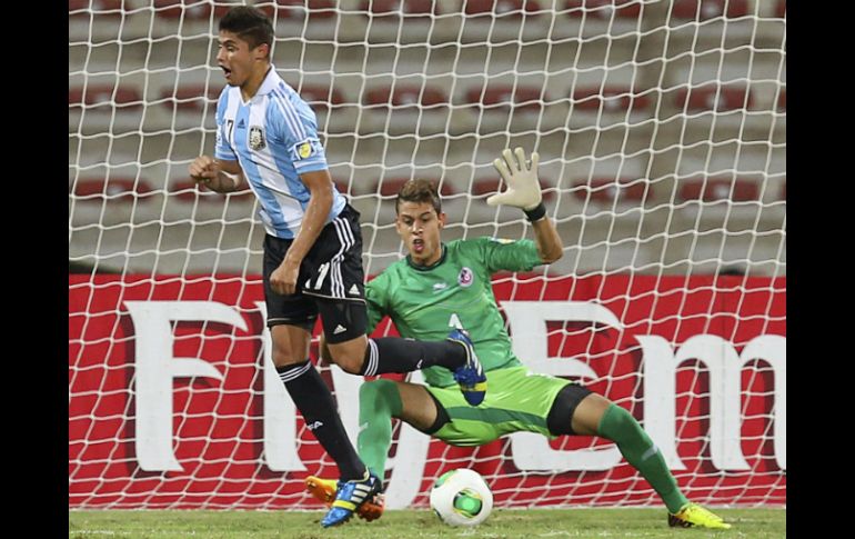 Joaquín Ibáñez marcó uno de los goles en la victoria de su equipo. EFE /