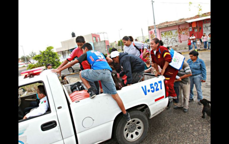 Calculan más de cuatro mil quinientas, las personas evacuadas por la fuga de combustible.  /