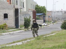 El panorama habitual no se vió hoy en la zona.  /