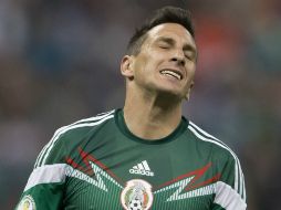 Giménez participó en cuatro duelos de la eliminatoria mundialista con México. MEXSPORT /