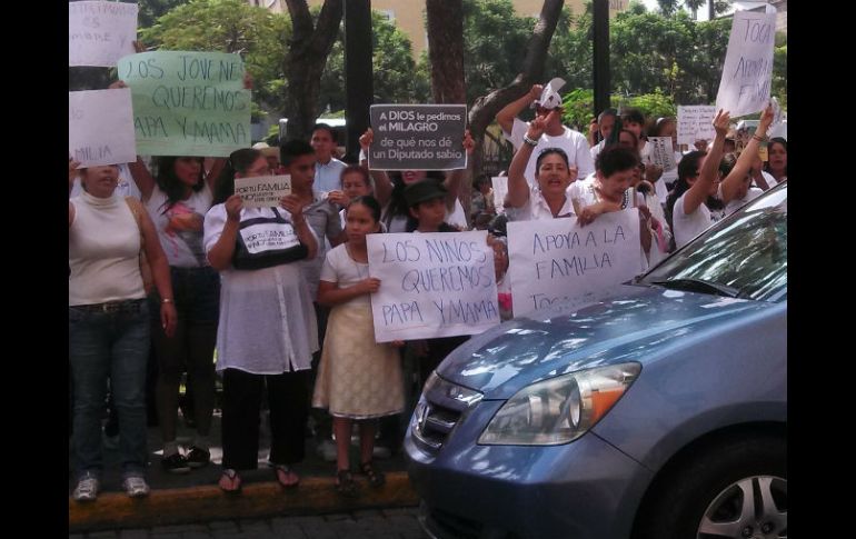 La iniciativa de Ley de Libre Convivencia se discute en el Pleno del Congreso de Jalisco.  /