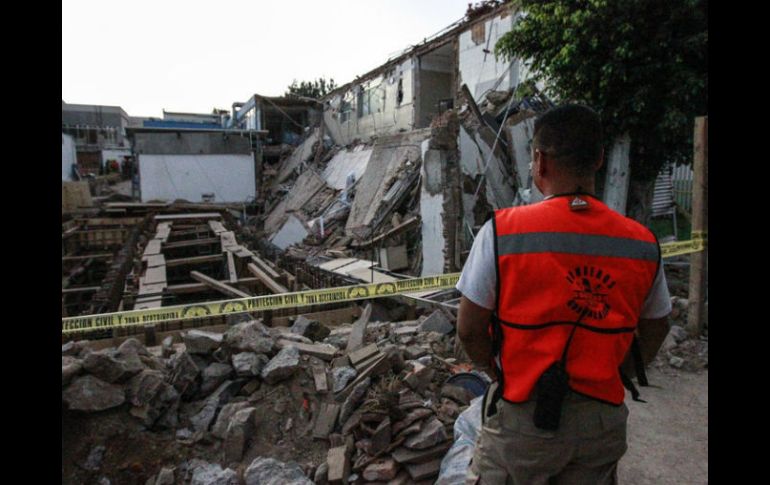 Tras el derrumbe del 5 de octubre, que tuvo lugar en el área de Pediatría, hubo cuatro lesionados, aunque ninguno de gravedad. ARCHIVO /