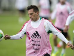 Christian Giménez evitó entrar en polémica con lo que se decía sobre su participación con el Tri. MEXSPORT /