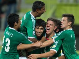 Los jóvenes del equipo azteca lograron dejar en el camino a Brasil. MEXSPORT /