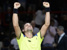 Con este resultado, garantizan a un tenista de España en la final. AFP /