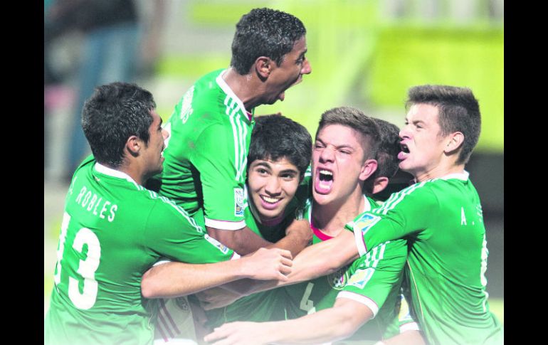 Sin complejos. La selección mexicana Sub-17 se levantó de un debut de pesadilla y ya está en semifinales. MEXSPORT /