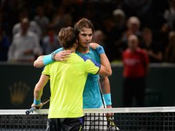 David Ferrer venció a Rafael Nadal, que pintaba como favorito en el torneo. AFP /