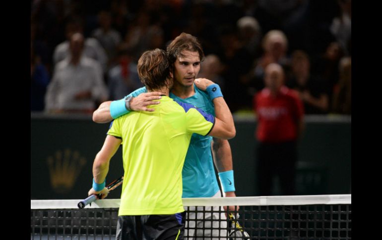 David Ferrer venció a Rafael Nadal, que pintaba como favorito en el torneo. AFP /